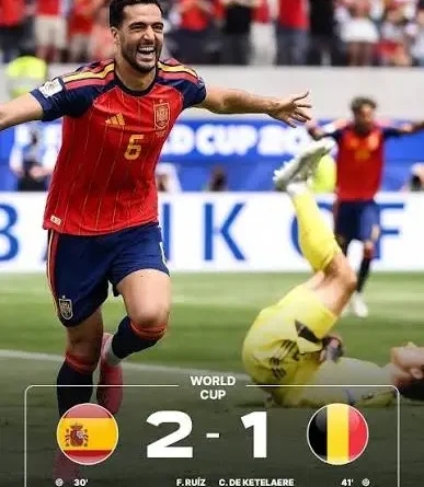 世界杯2026西班牙2-1逆转比利时晋级四强-开云体育